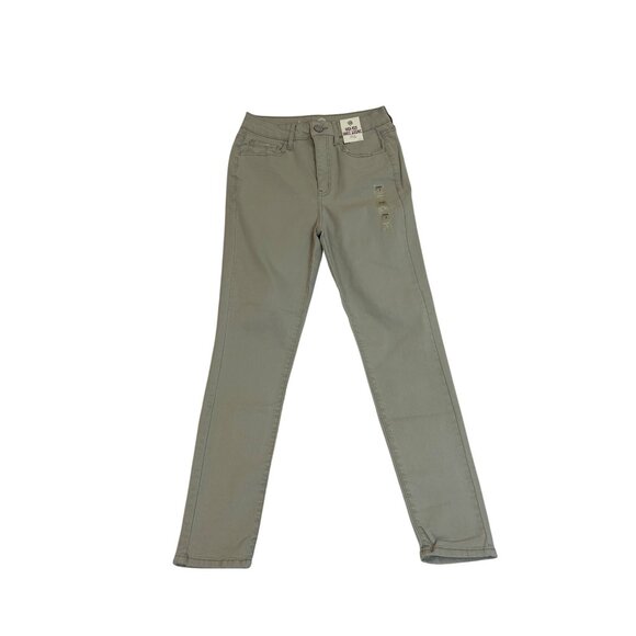 High-Rise Ankle Jegging Size 5 Beige Skinny Fit Stretch Size 5 - New - Picture 1 of 5